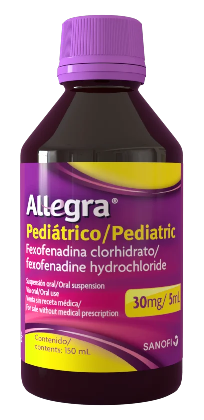 Allegra Pediátrico 30Mg/5mL Suspensión Oral Frasco X 150 mL